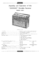 Heathkit UXR-2-Oxford-transistor-radio - Manual 